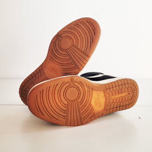 Nike Dunk Sky-Hi Wedge Heel Black/White Women's Sneakers 528899-002 - Size 7.5 - Picture 5 of 9